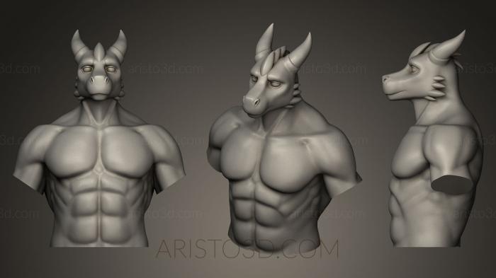 Busts of heroes and monsters (BUSTH_0116) 3D model for CNC machine